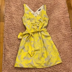 Yellow and gray Express Dress
